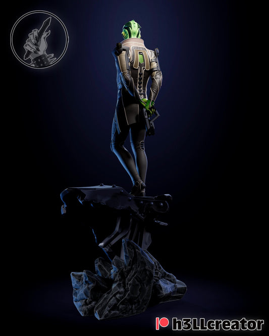 Thane Krios Figure - Mass Effect - resin tabletop miniature alternate angle