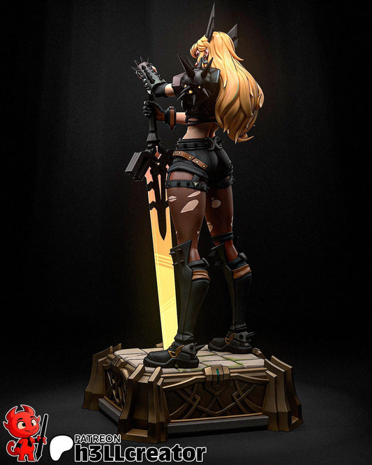 Magik Figure - Marvel Rivals - resin tabletop miniature alternate angle