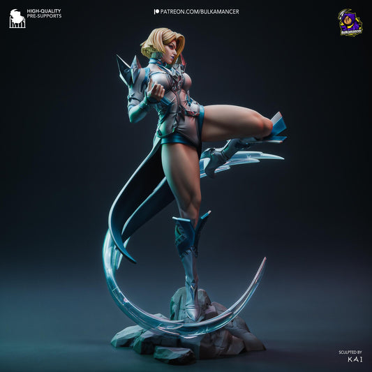 Emma Frost Figure - Marvel Rivals - resin tabletop miniature alternate angle