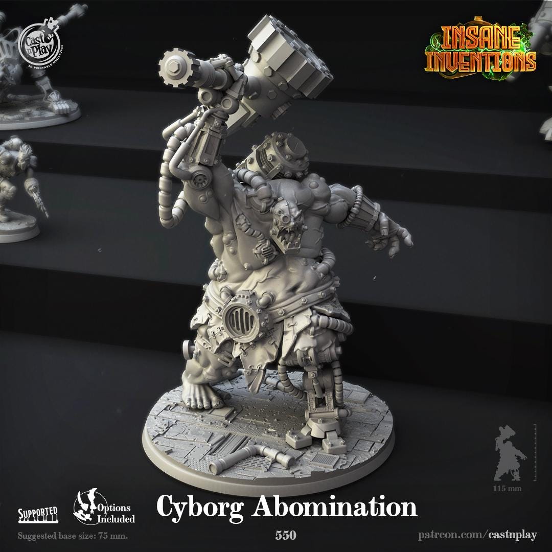 Abomination Miniature - resin tabletop miniature front view