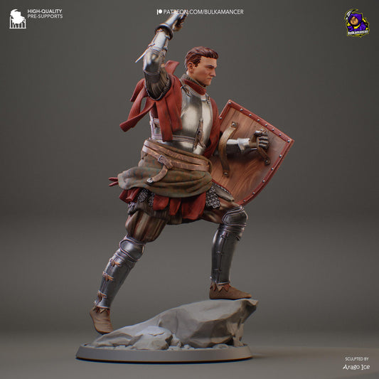Henry of Skalitz Figure - Kingdom Come: Deliverance - resin tabletop miniature alternate angle