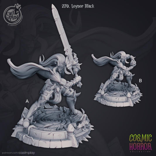 Paladin Miniature - resin tabletop miniature alternate angle