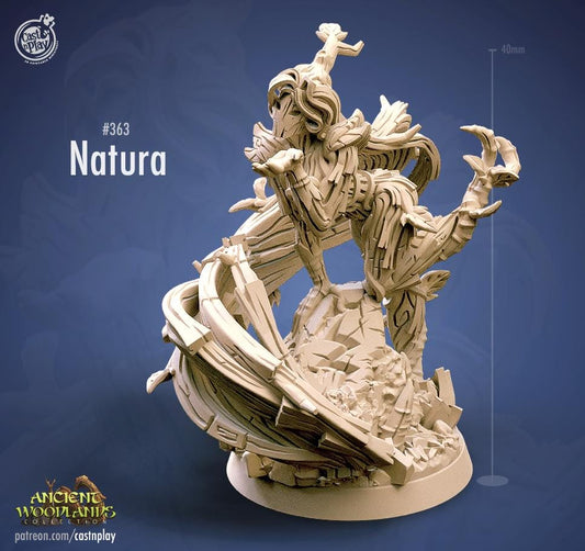 Forest Creature Miniature - resin tabletop miniature alternate angle