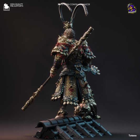 Destined One Black Myth Wukong Figure - resin tabletop miniature alternate angle