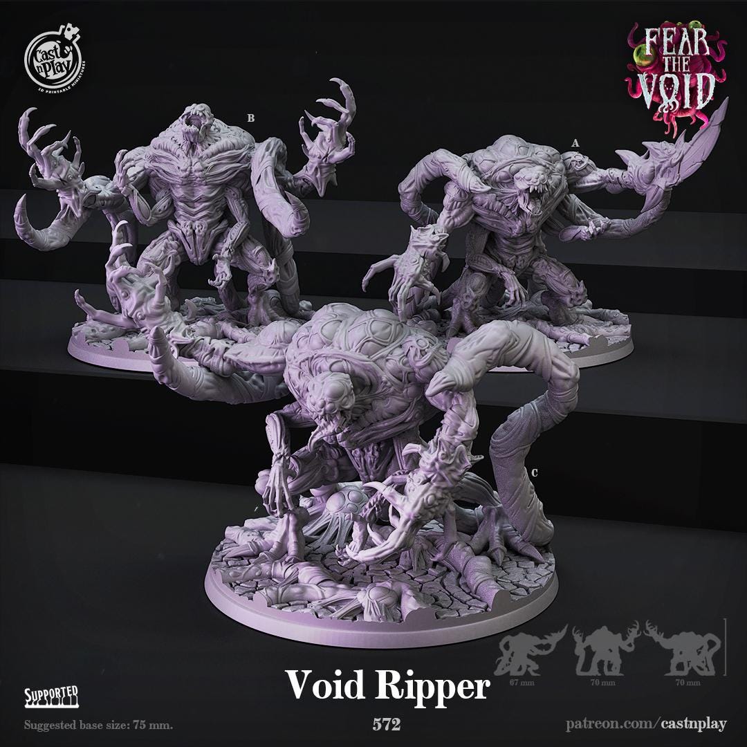Abomination Miniature - resin tabletop miniature front view