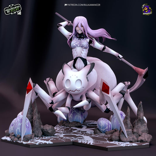 Kumoko and Her Children So'm a Spider Figure - resin tabletop miniature alternate angle