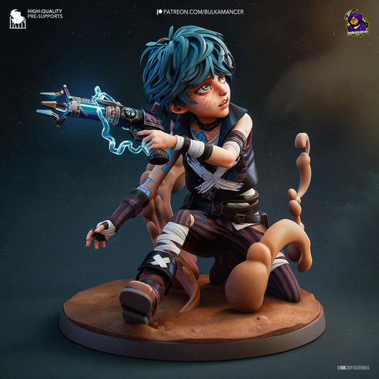 Isha Figure - Arcane - resin tabletop miniature alternate angle