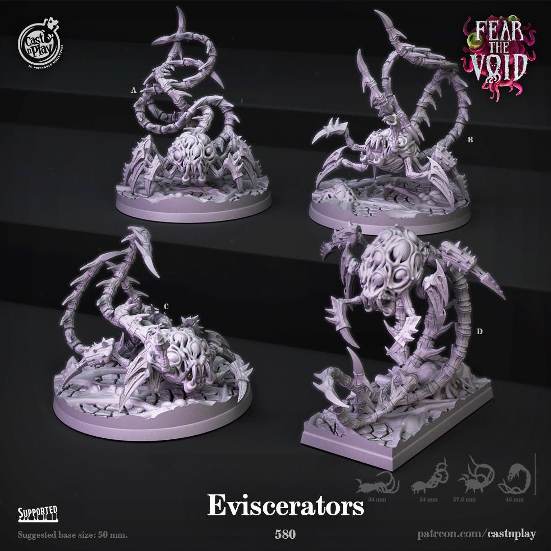 Abomination Miniature - resin tabletop miniature front view