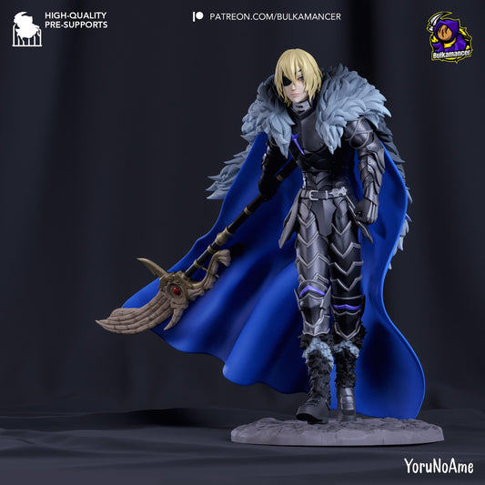 Dimitri Figure - Fire Emblem - resin tabletop miniature alternate angle