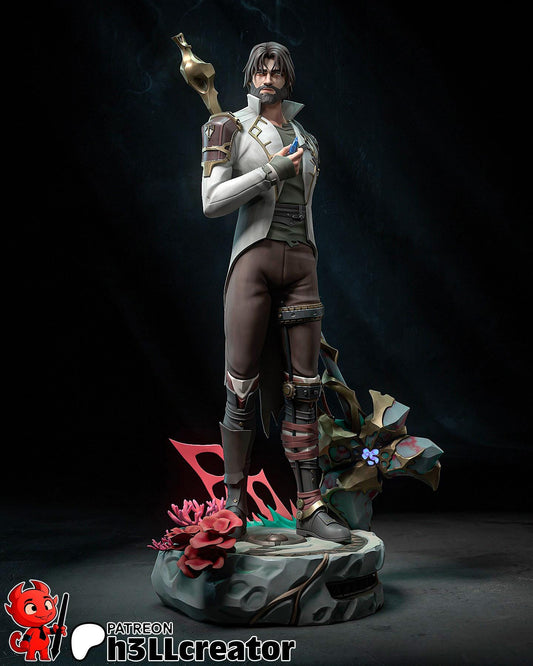 Jayce Figure - Arcane - resin tabletop miniature alternate angle