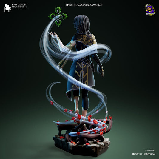 Lune Figure - Clair Obscur: Expedition 33 - resin tabletop miniature alternate angle
