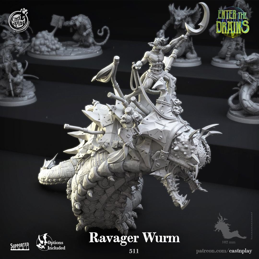 Abomination Miniature - resin tabletop miniature front view