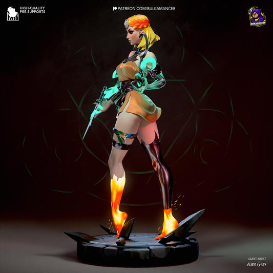 Melinoe Figure - Hades - resin tabletop miniature alternate angle