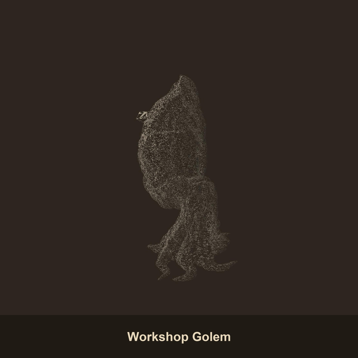 Workshop Golem Fantasy Miniatures - resin tabletop miniature front view