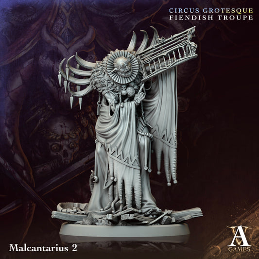 Malcantarius Fantasy Miniatures - resin tabletop miniature alternate angle