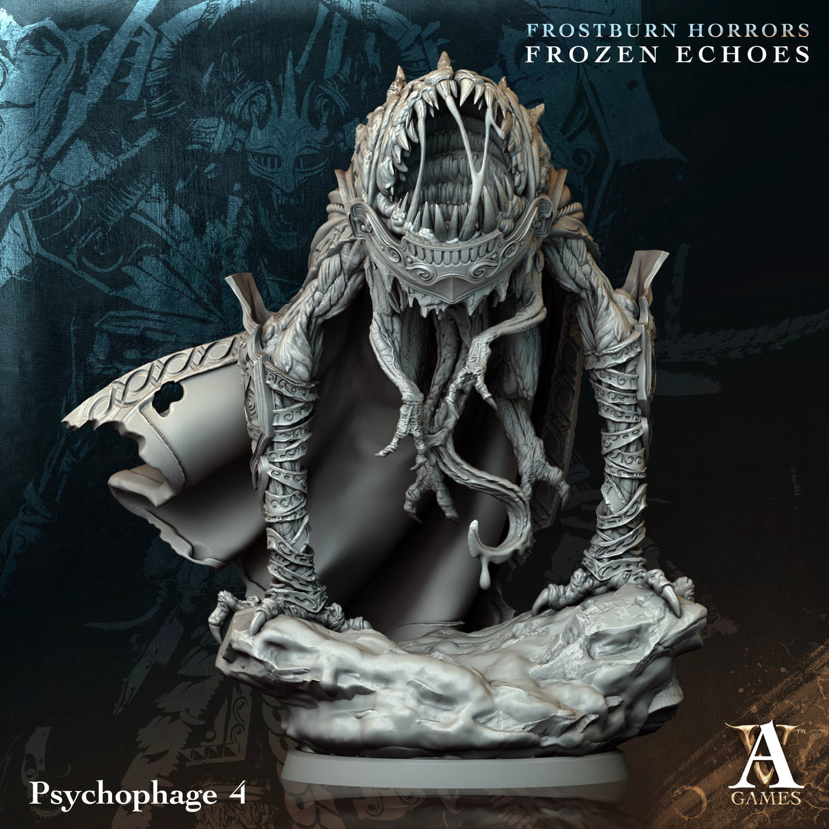 Psychophage Fantasy Miniatures - paintable tabletop miniature product view