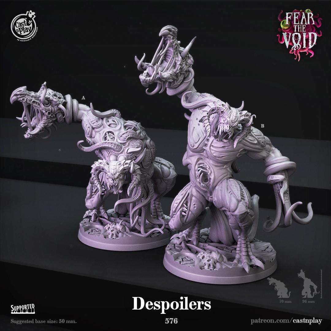 Abomination Miniature - resin tabletop miniature front view