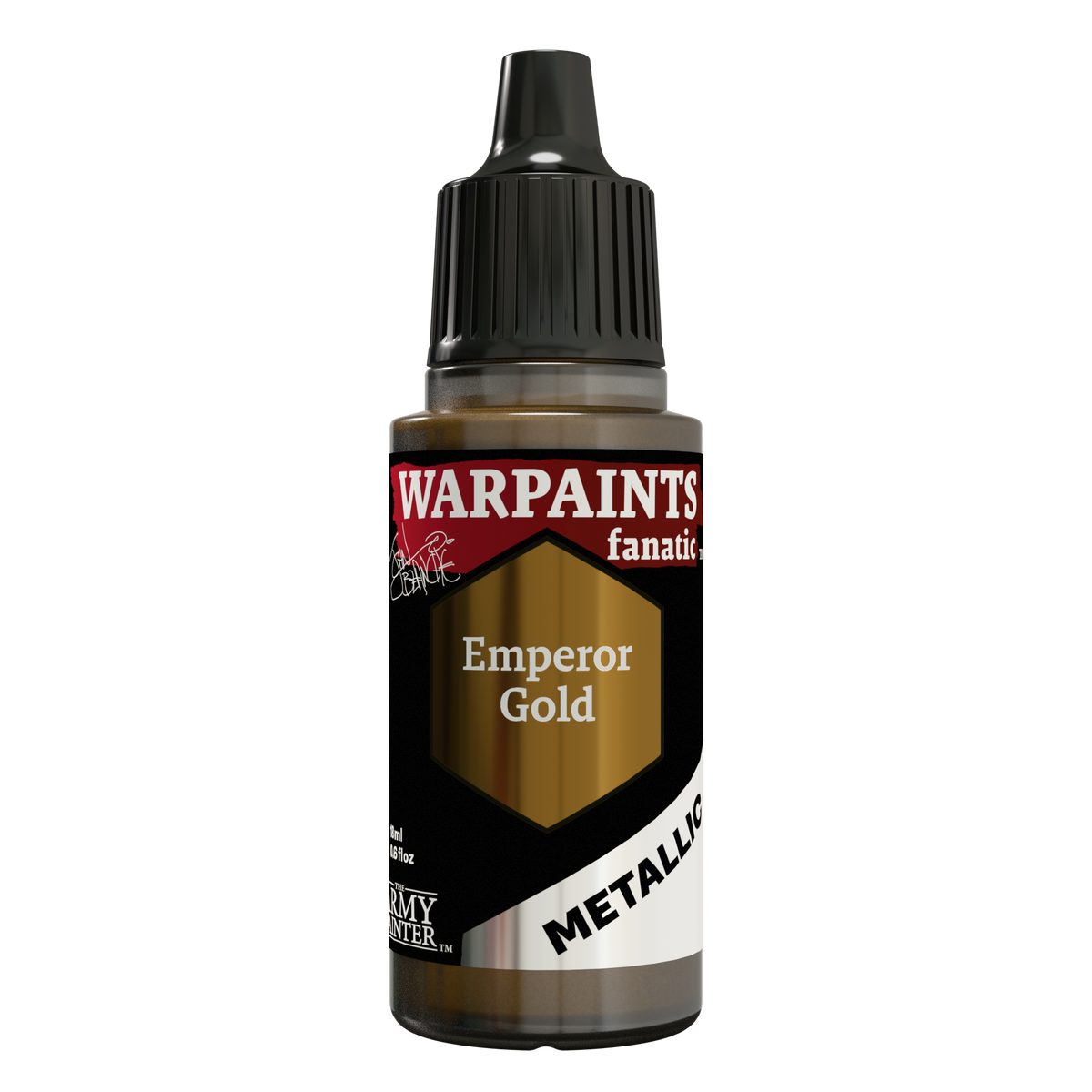 The Army Painter John Blanche Emperor Gold metallic paint, single 18 ml bottle