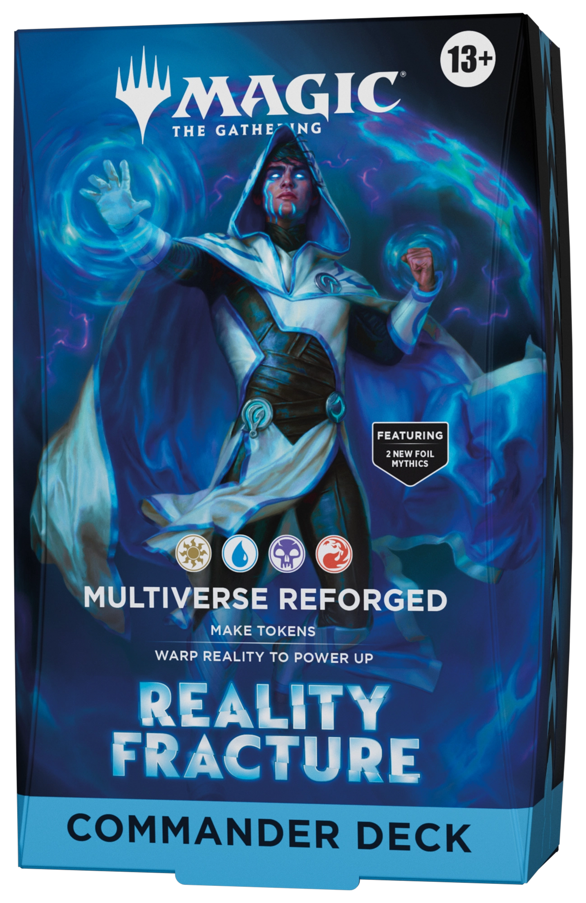 Magic The Gathering Reality Fracture Multiverse Reforged, one English Commander Deck retail box