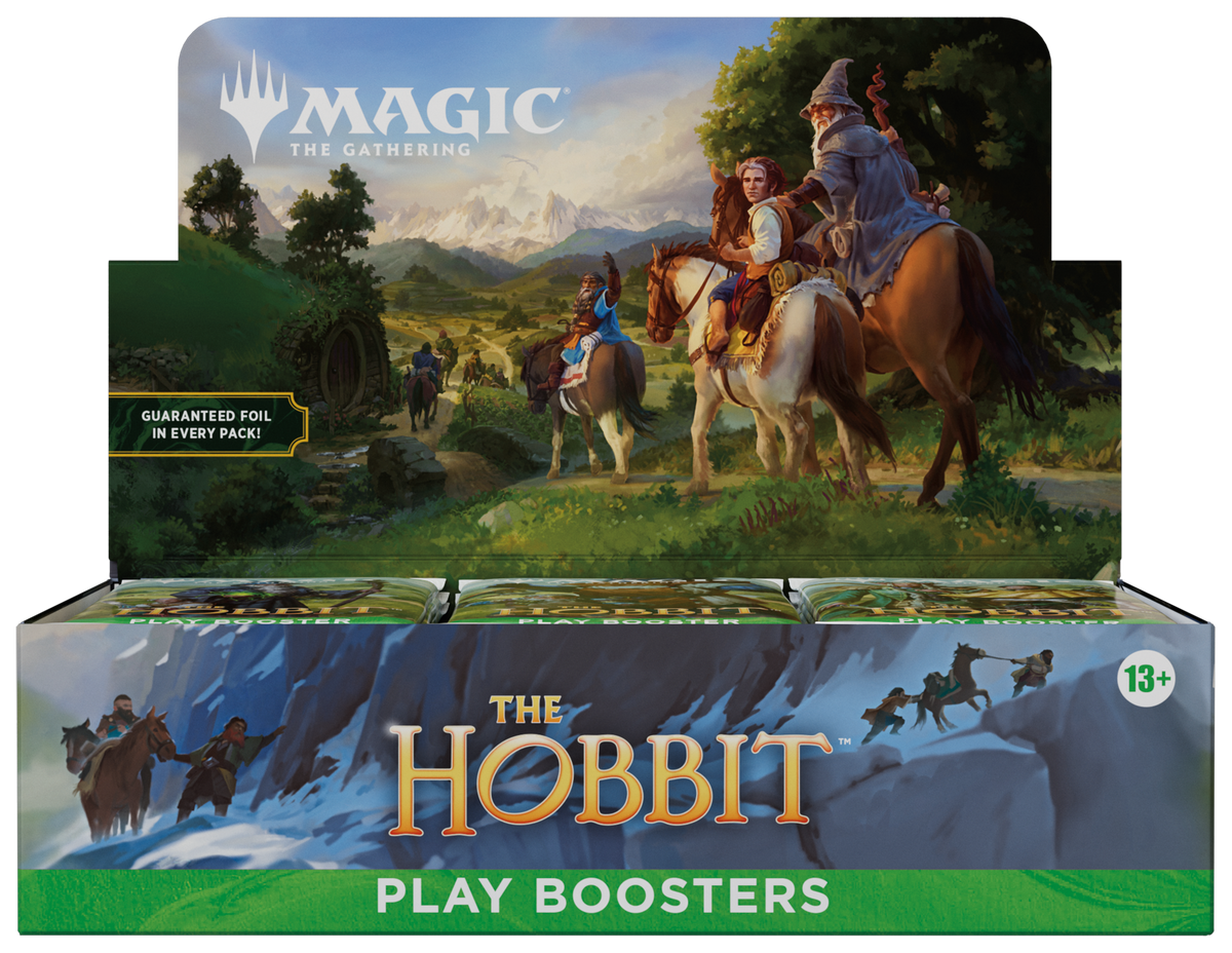 MTG The Hobbit Play Booster display containing the individual booster packs