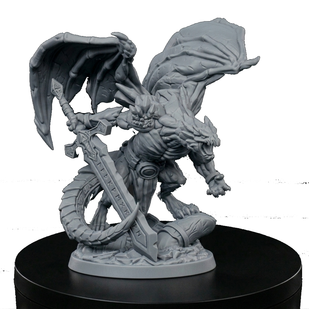 Late Night Miniatures Stone Dragon sculpt