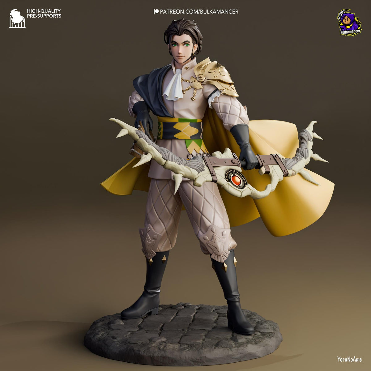 Claude Figure - Fire Emblem - resin tabletop miniature front view