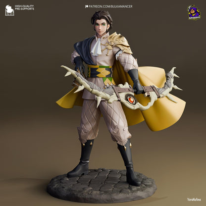 Claude Figure - Fire Emblem - resin tabletop miniature front view