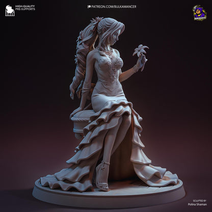 Aerith Figure - Final Fantasy VII - resin miniature view 6