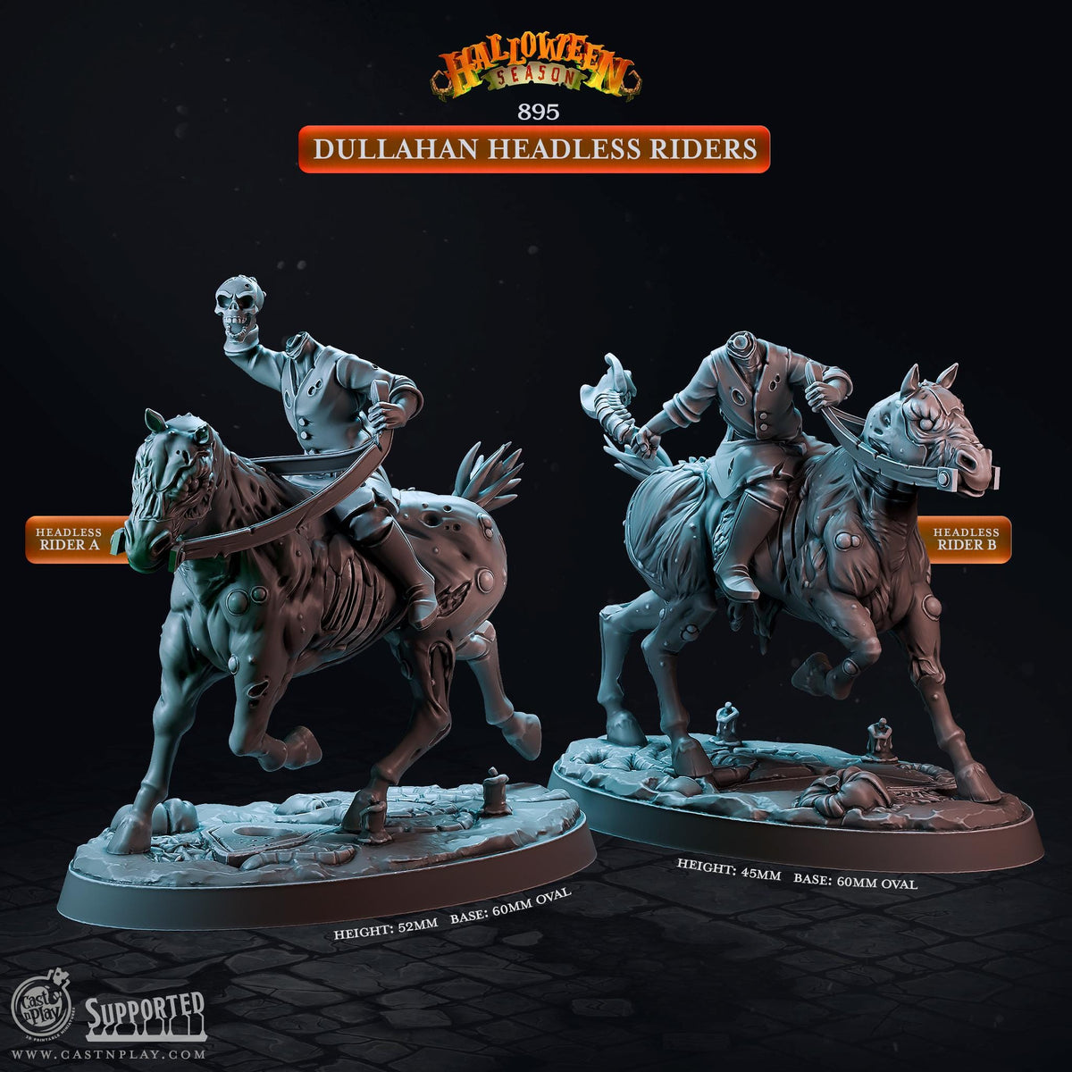 Undead Miniature - resin tabletop miniature front view