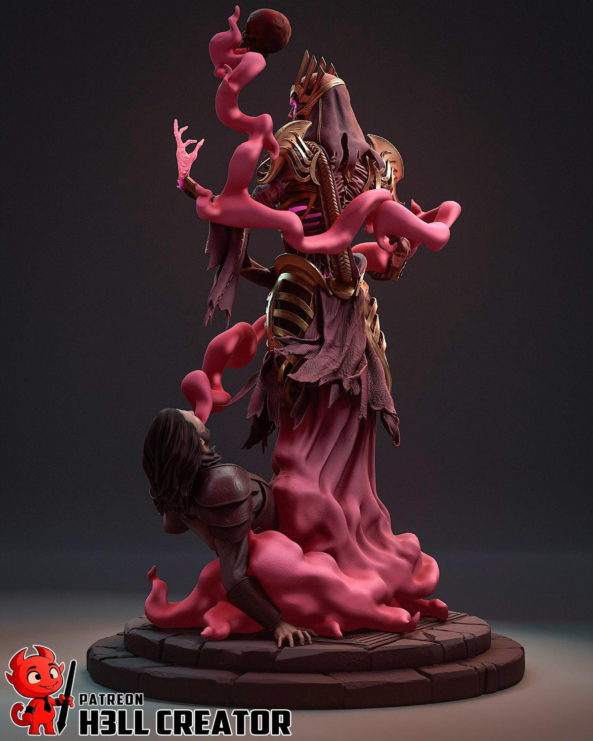 Vecna Figure - resin miniature view 7