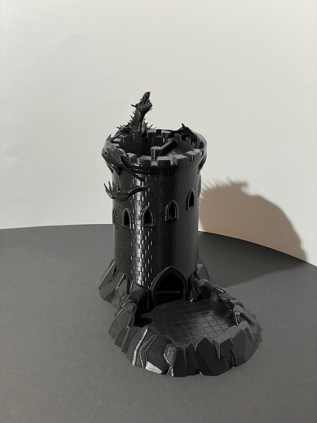 Dragon's Keep Dice Tower - resin miniature view 6