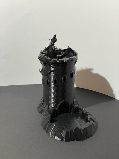 Dragon's Keep Dice Tower - resin miniature view 6
