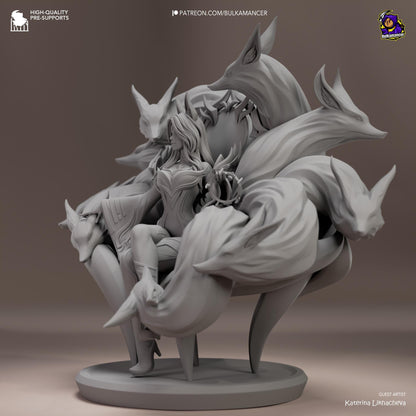 Ahri Figure - League of Legends - resin miniature view 5