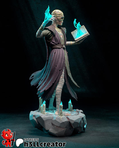 Withers Figure - Baldur's Gate 3 - resin tabletop miniature alternate angle