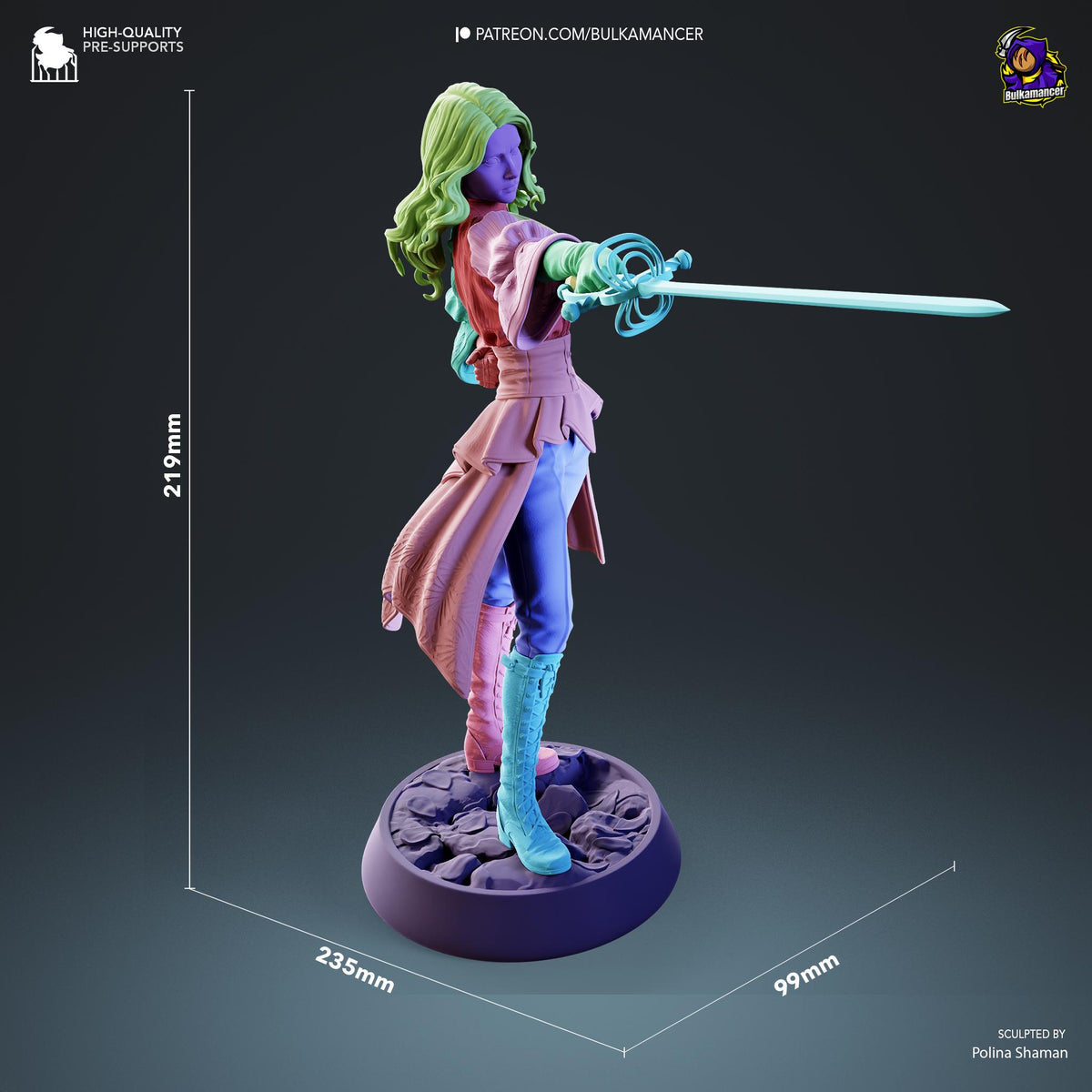 Maelle Figure - Clair Obscur: Expedition 33 - resin miniature view 7