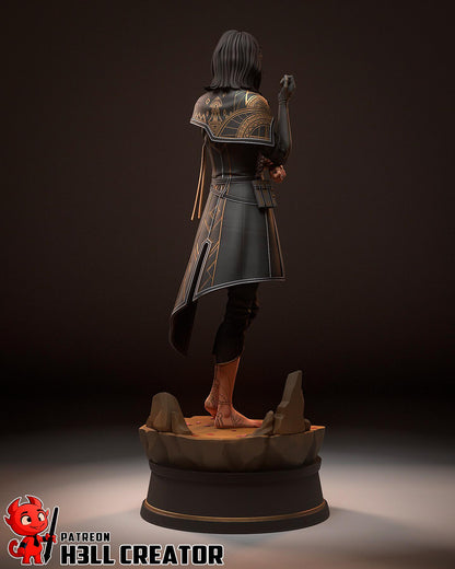 Lune Figure - Clair Obscur: Expedition 33 - 3D printed miniature detail view