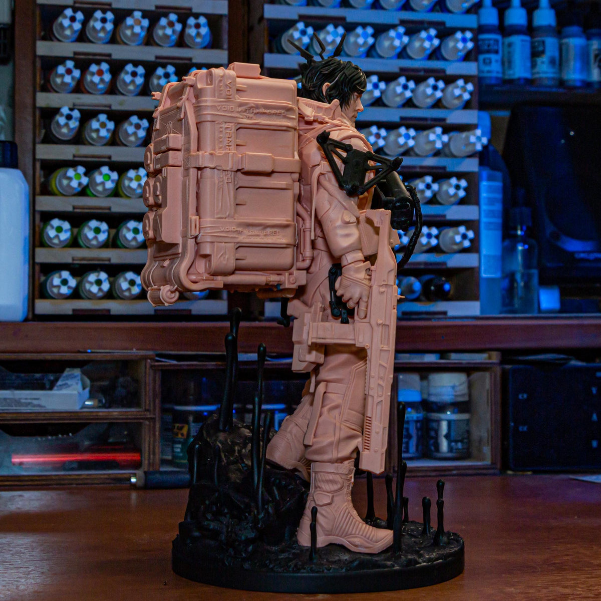 Sam Death Stranding 2 Figure - 3D printed miniature detail view