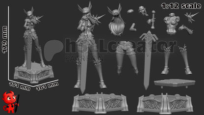 Magik Figure - Marvel Rivals - resin miniature view 5