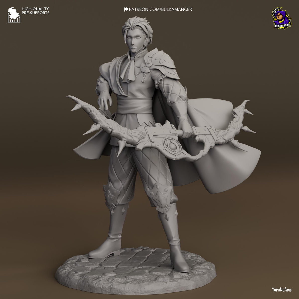 Claude Figure - Fire Emblem - paintable tabletop miniature product view