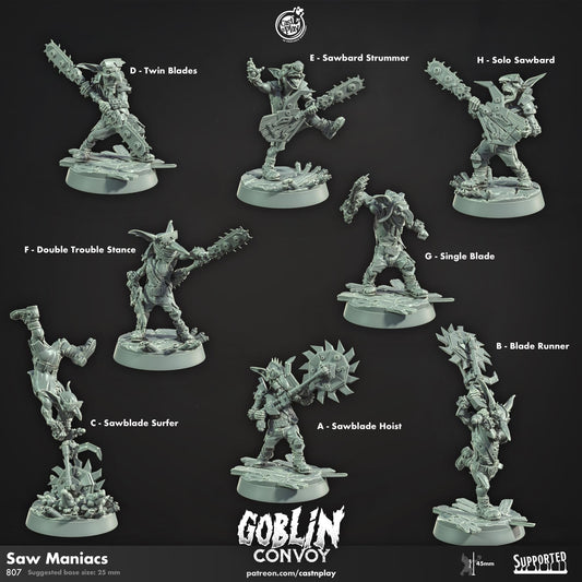 Goblin Miniature - resin tabletop miniature front view