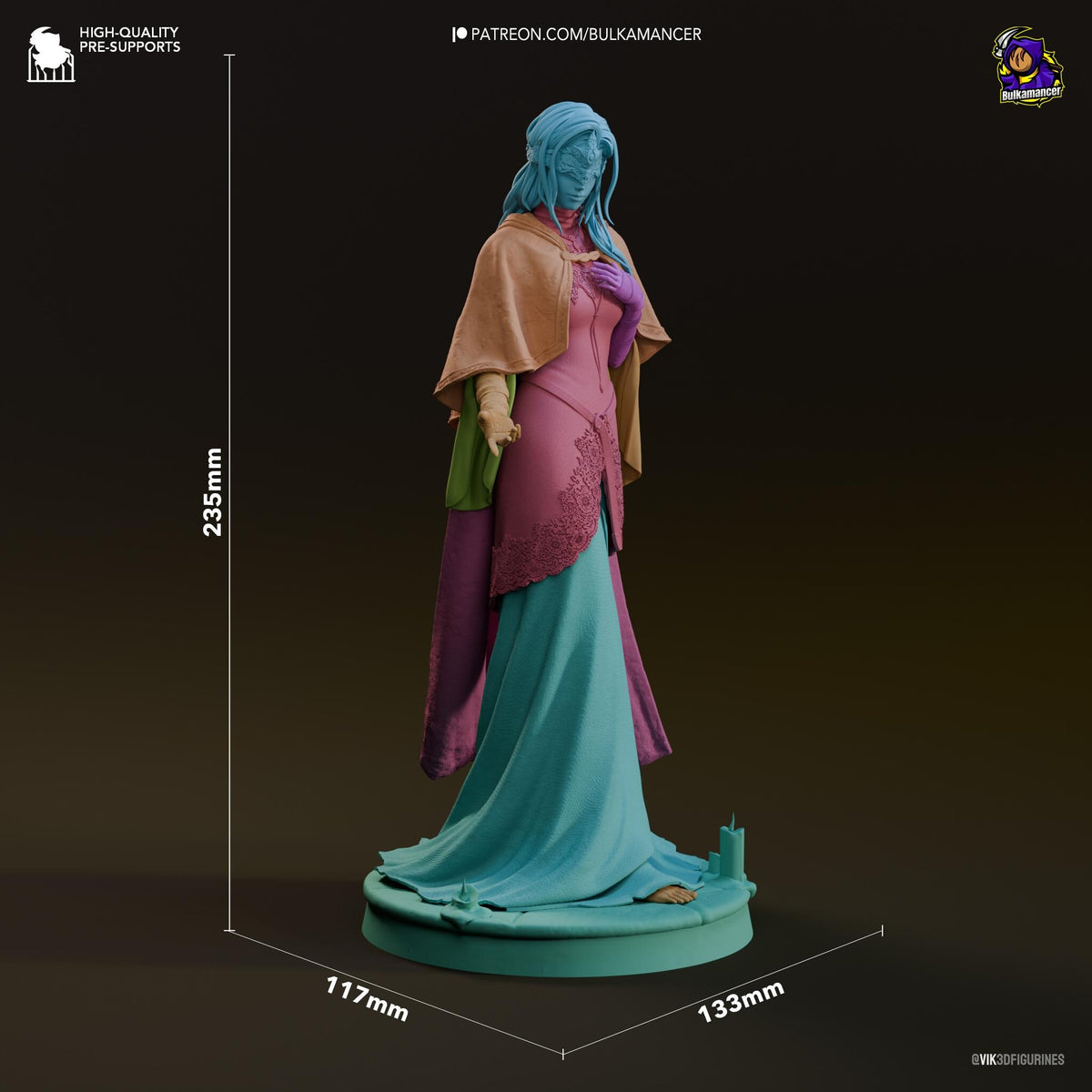 Fire Keeper Figure - Dark Souls 3 - resin miniature view 7