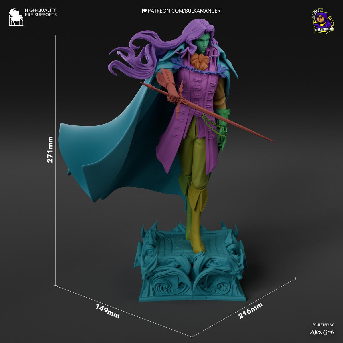 Alucard Castlevania Figure - resin miniature view 7