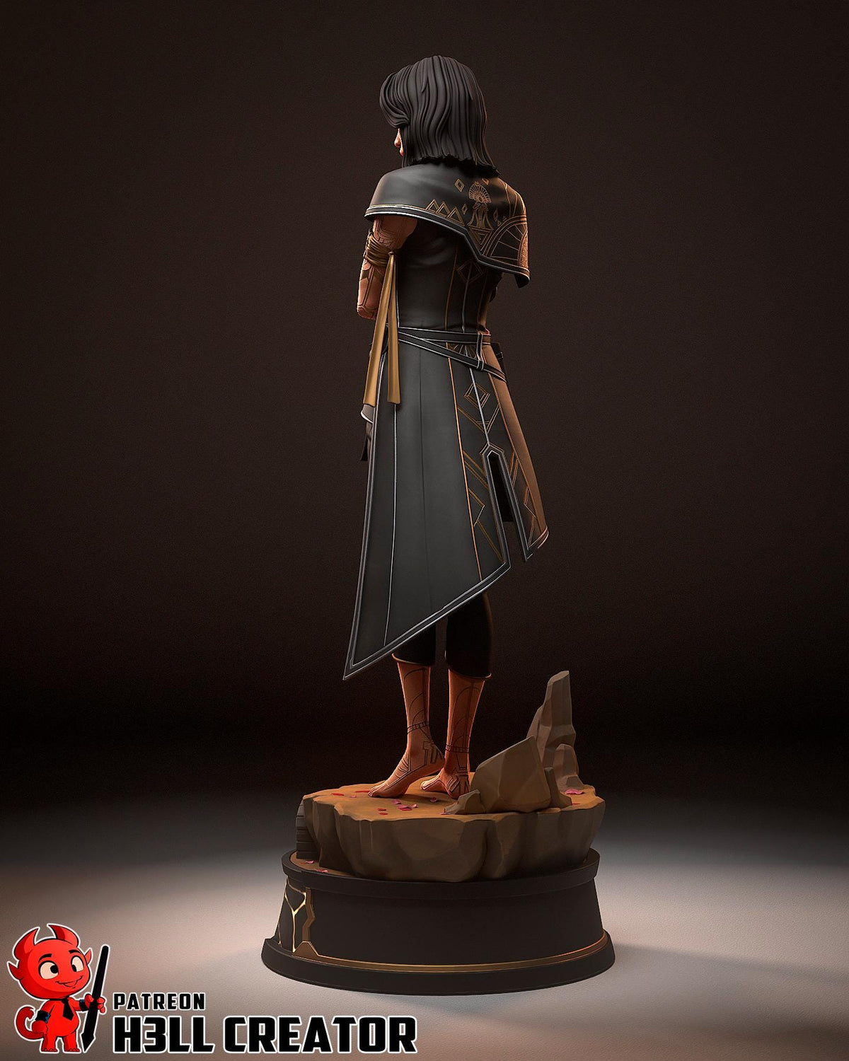 Lune Figure - Clair Obscur: Expedition 33 - paintable tabletop miniature product view