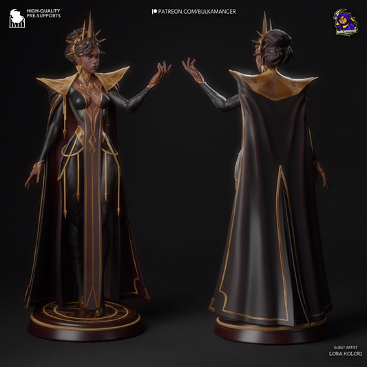 Mel Medarda Mel Figure - League of Legends - resin tabletop miniature alternate angle