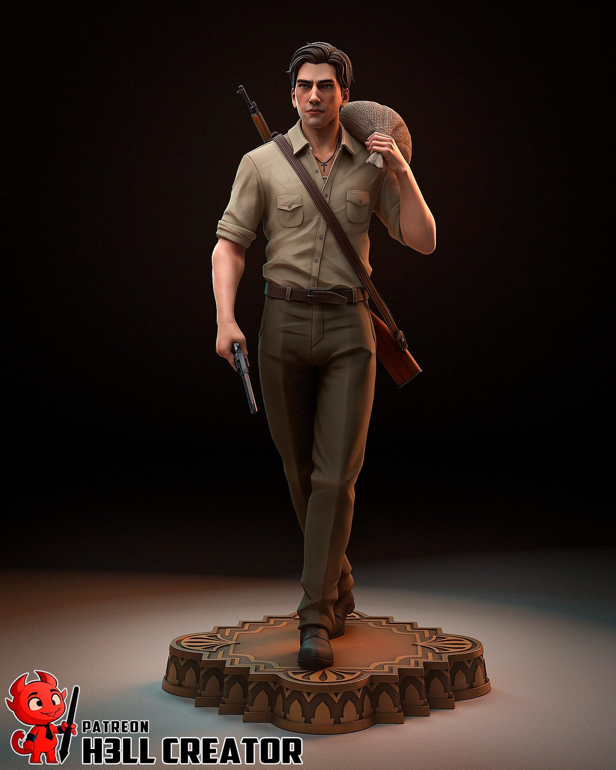 Enzo Favara Mafia The Old Country Figure - resin miniature view 5