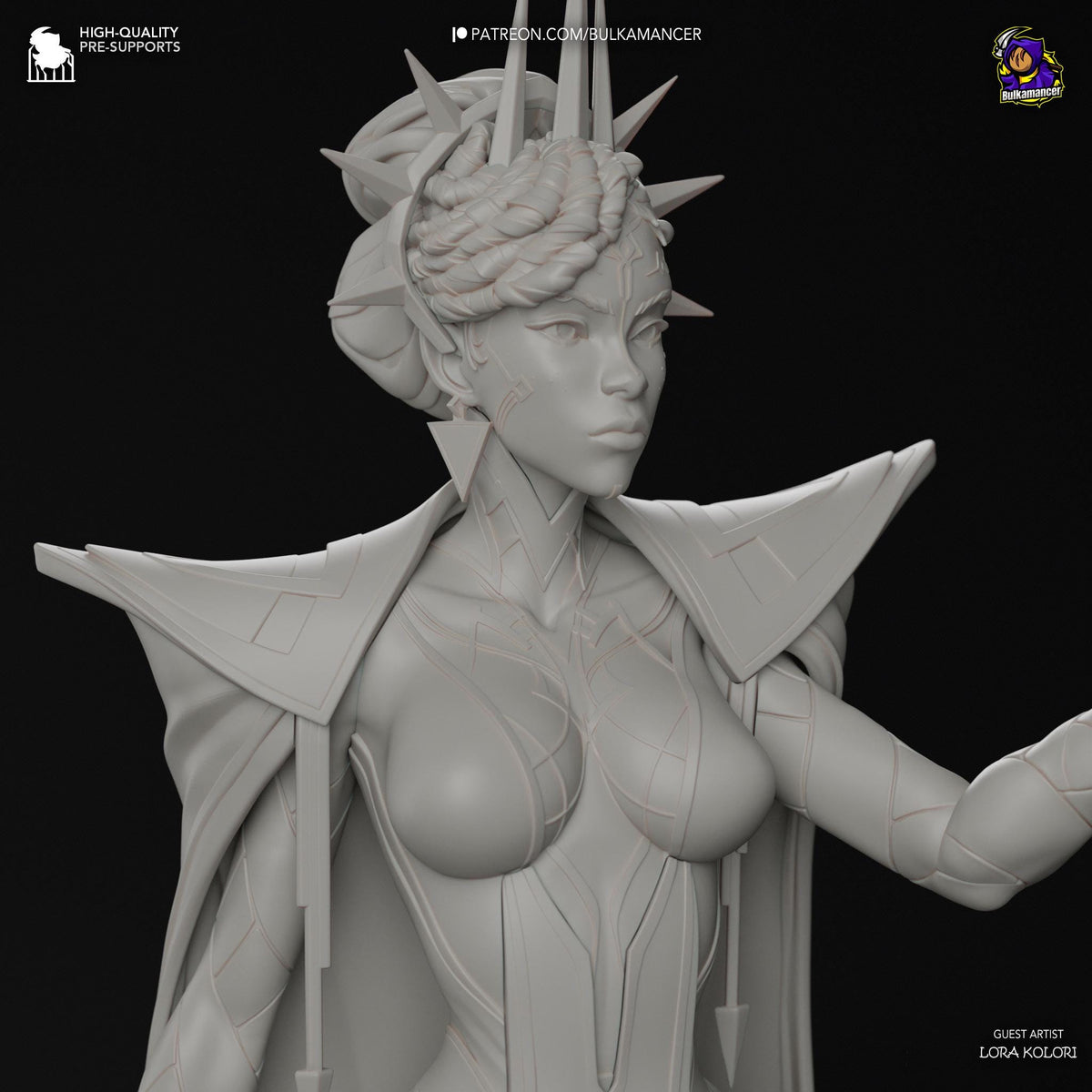 Mel Medarda Mel Figure - League of Legends - paintable tabletop miniature product view