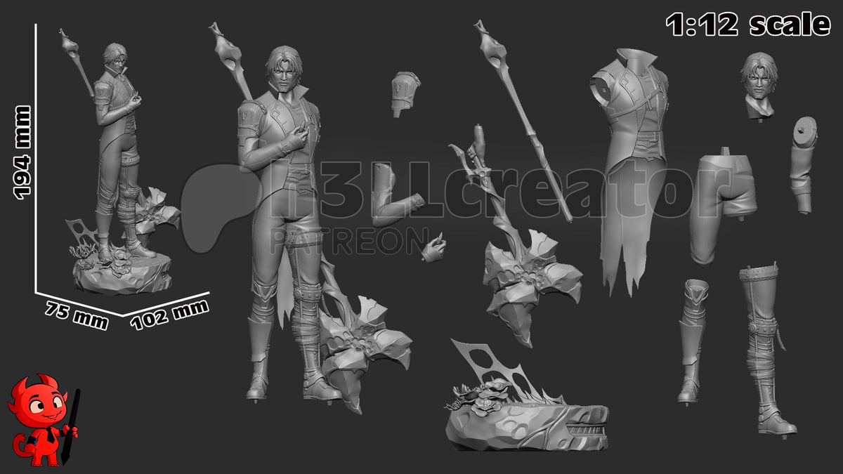Jayce Figure - Arcane - resin miniature view 5