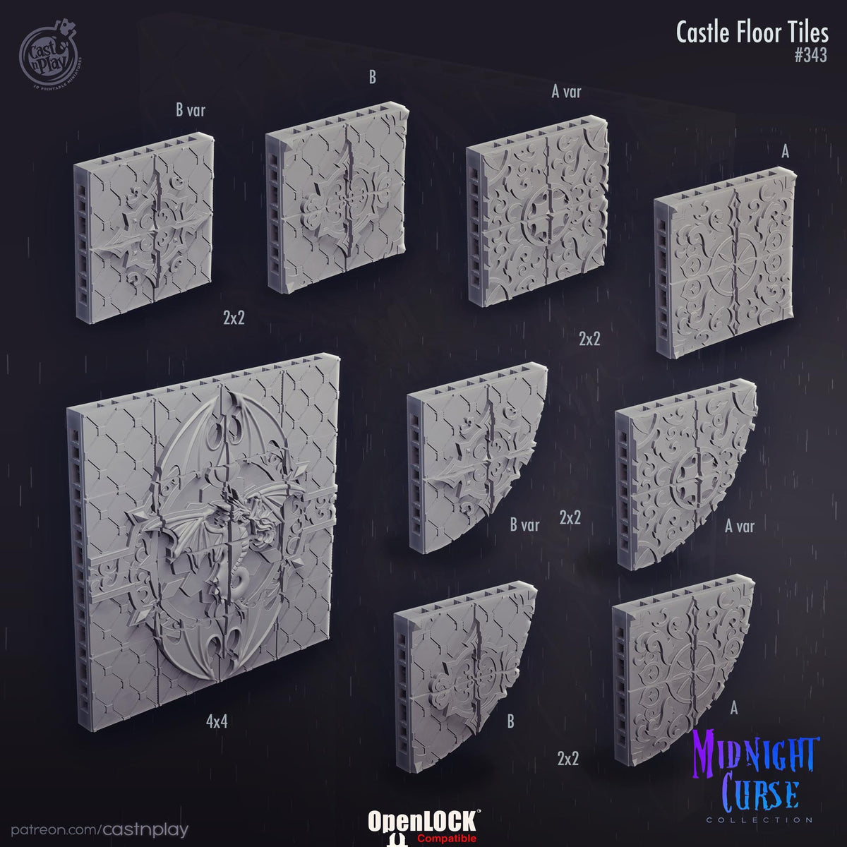 Terrain - resin tabletop miniature front view
