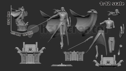 Alucard Castlevania Figure - resin miniature view 7