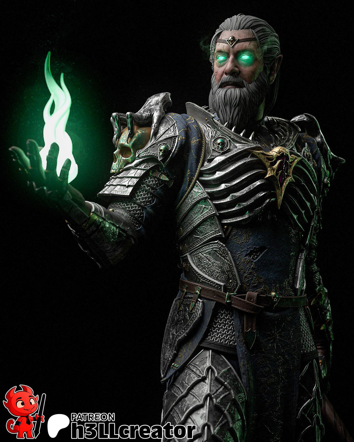 Ketheric Thorm Figure - Baldur's Gate 3 - resin miniature view 7